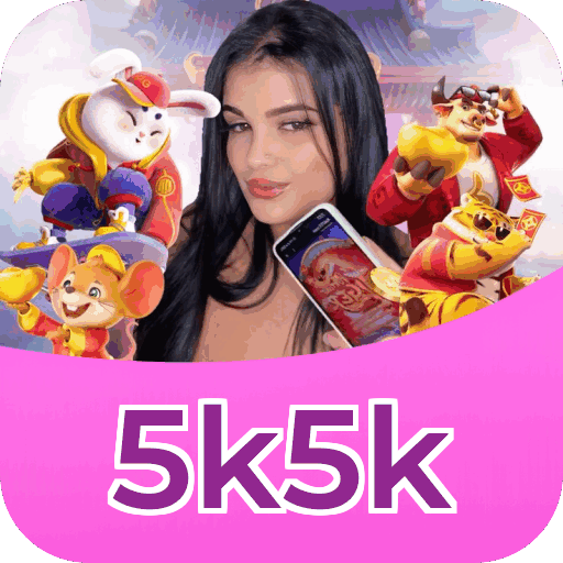 Passo a passo visual mostrando processo de download e instalação do aplicativo 5k5k